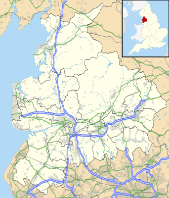 Location map United Kingdom Lancashire