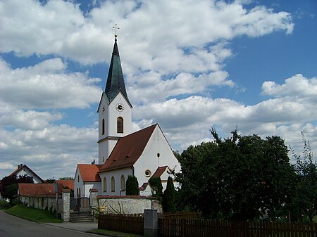 Langquaid Oberleierndorf 12 Kirche Sankt Stephan