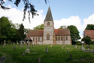 St Marys Church, Laverstoke Church in Laverstoke, England