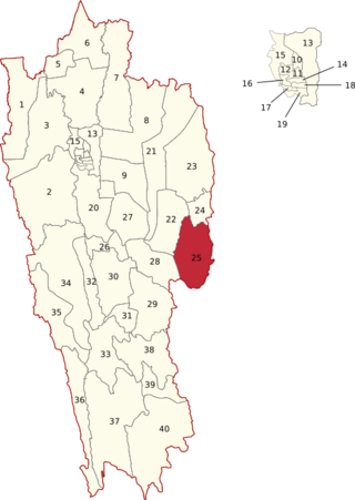 <span class="mw-page-title-main">East Tuipui Assembly constituency</span> Constituency of the Mizoram legislative assembly in India