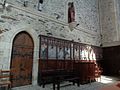 Lehon, Côtes d'Armor, abbatiale Saint-Magloire, stalles mur nord DSC06266.jpg