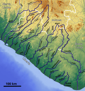 Liberia: Geografie, Bevölkerung, Geschichte