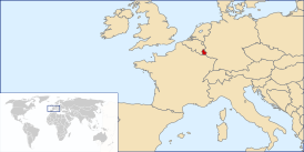 Люксембург на карте мира