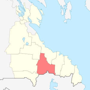 Ладвинское сельское поселение на карте