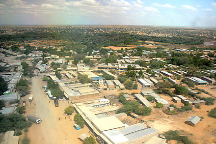 View of Lodwar when landing