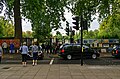 London - Lancaster Gate - Bayswater Road - View South towards Entrance Hyde Park.jpg