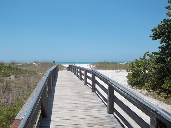 Boardwalk to beach