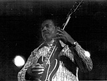 Lonnie Brooks, in France, December 1975