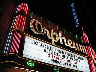 <span class="mw-page-title-main">Orpheum Theatre (Los Angeles)</span> Theatre in Los Angeles, California, US