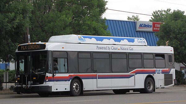 FLEX bus powered by CNG