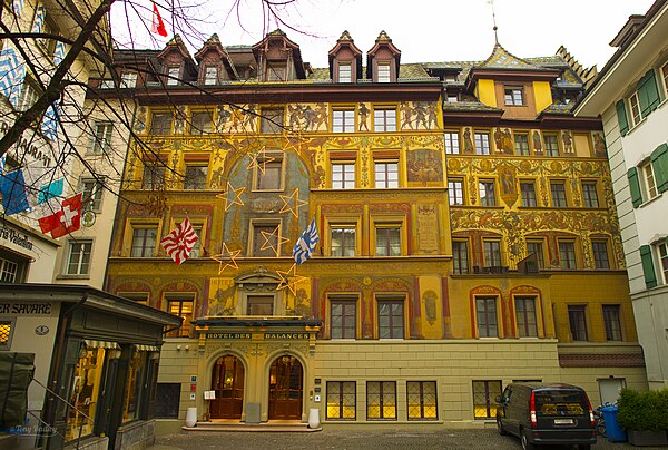 Image: Lucerne Switzerland Hotel des Balances   panoramio