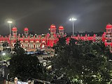 Lucknow Charbagh Railway Station from outside.