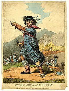 Ned Ludd Supposed eponym of the Luddites