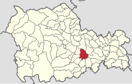 Location in Neamț County