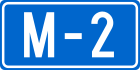 M2 highway shield}}