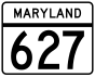Maryland Route 627 işaretçisi