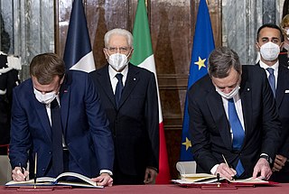 <span class="mw-page-title-main">Quirinal Treaty</span> 2021 bilateral agreement between France and Italy