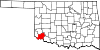 Mapa de l'estat destacant el Comtat de Jackson