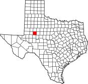 Map of Texas highlighting Howard County.svg