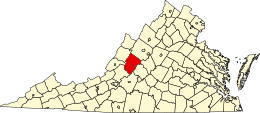 Rockbridge County - Carte