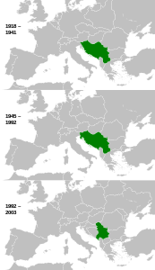 Jugoslavia - Localizzazione