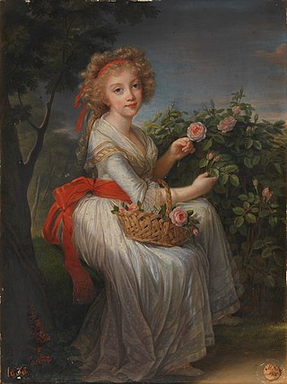 <i>Portrait of Princess Maria Christina</i> Painting by Élisabeth Vigée Le Brun