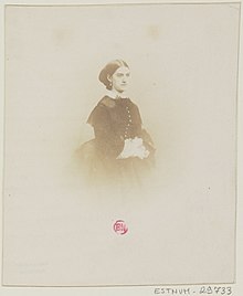 Constance Queniaux, possible model for L'Origine du monde Melle Queniaux opera (ballet) par Nadar (1820-1910).jpg