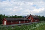 Meråkerin asema Meråkerin radan varrella.