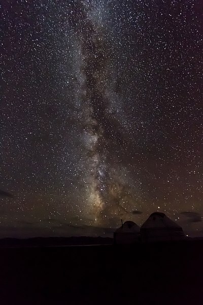 Milky way, Lake Son Kol, Kyrgyzstan.jpg