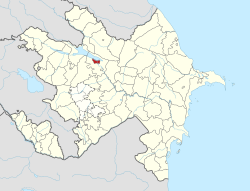 Location of Mingəçevir