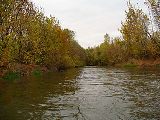 Mius River river in Ukraine and Russia