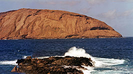 Montaña Clara gezien vanaf La Graciosa