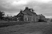 Ex Caledonian Railway Montrose station in 1960 Montrose (Cal) station.jpg