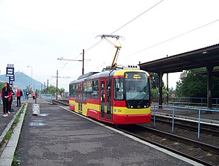 <span class="mw-page-title-main">Trams in Most and Litvínov</span> Tram system in Most and Litvínov, Czech Republic