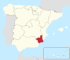 Murcia in Spain (plus Canarias).svg