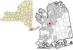 Nassau County New York incorporated and unincorporated areas East Williston highlighted.svg