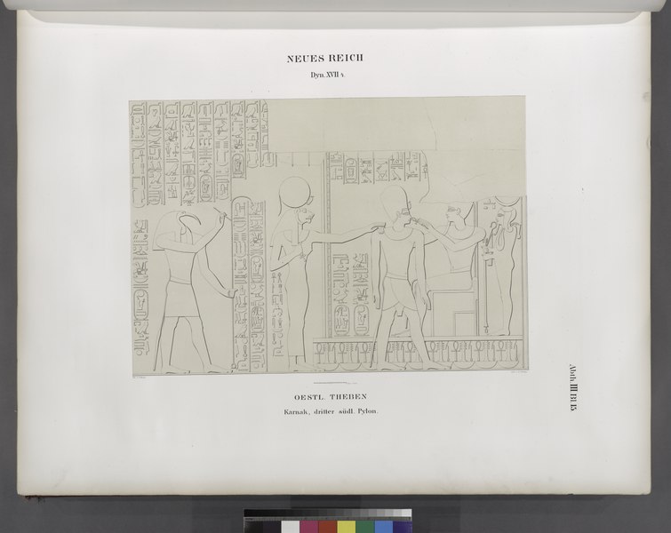File:Neues Reich. Dynastie XVII, 4. Oestl. Theben (Eastern Thebes). Karnak, dritter südlicher Pylon (NYPL b14291191-38183).tiff