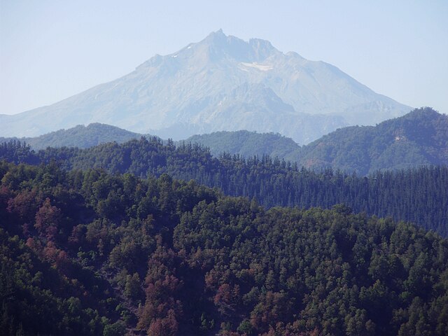 Nevado de Longaví is one of many volcanoes that rise out of the Andes in Central Chile.