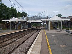 New Southgate stn schnell nach Süden schauen nach Norden2.JPG