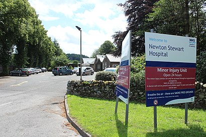 How to get to Newton Stewart Hospital with public transport- About the place
