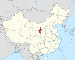 Ningxia - Localizzazione
