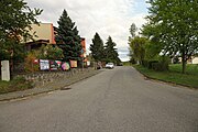 Čeština: Nová – ulice v Rudolfově, okres České Budějovice, Jihočeský kraj. English: Nová – street in Rudolfov, České Budějovice District, South Bohemian Region, Czechia.