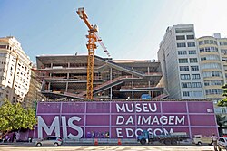 Facade of the new museum in June 2014.