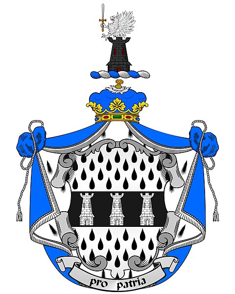 File:O'Higgins of Ballynary Coat of Arms. Spain 1788 and 2011. Cronista de Armas de Castille y Leon..jpg