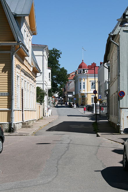 Street in Ekenäs, Raseborg