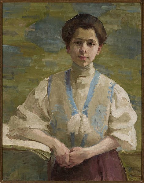 File:Olga Boznańska - Self-portrait - MP 512 - National Museum in Warsaw.jpg