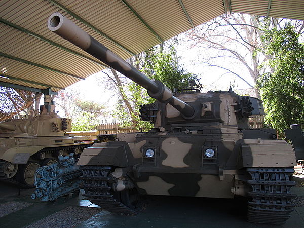 A modified South African Centurion Tank