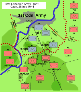 Operation Spring 1944 Canadian offensive on the Western Front of World War II