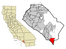Orange County California Incorporated and Unincorporated areas San Clemente Highlighted.svg