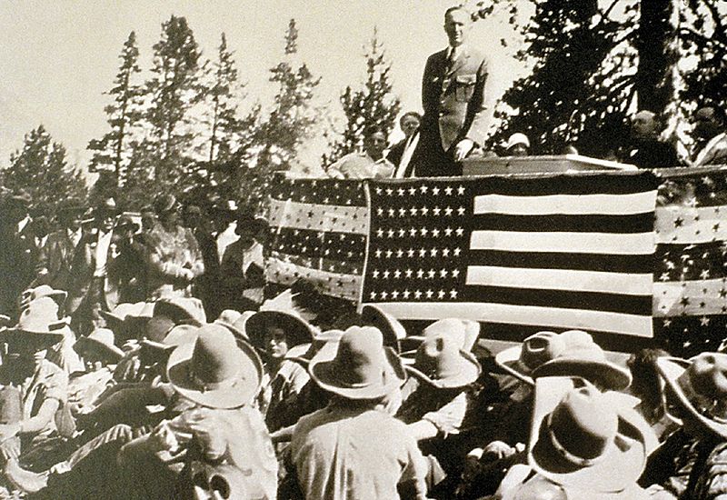 File:Park Dedication in 1929 in Grand Teton NP-NPS.jpg